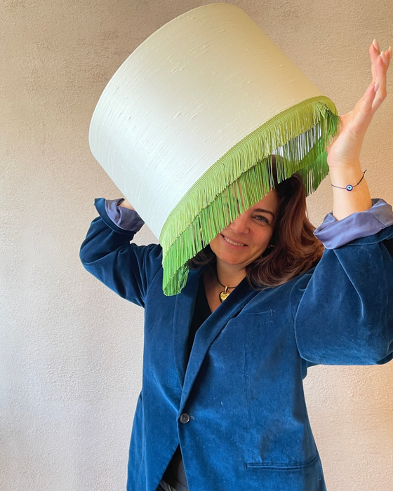 Soie sauvage - franges décoratives