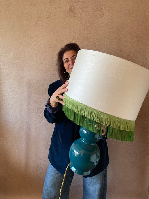 Soie sauvage - franges décoratives