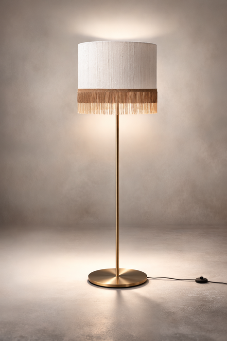 Soie sauvage - franges décoratives