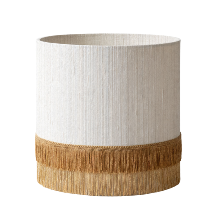 Soie sauvage - franges décoratives