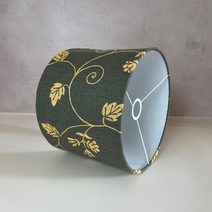 Embroidered floral fabric