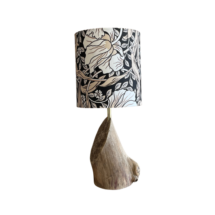 Duo floral et bois flotté
